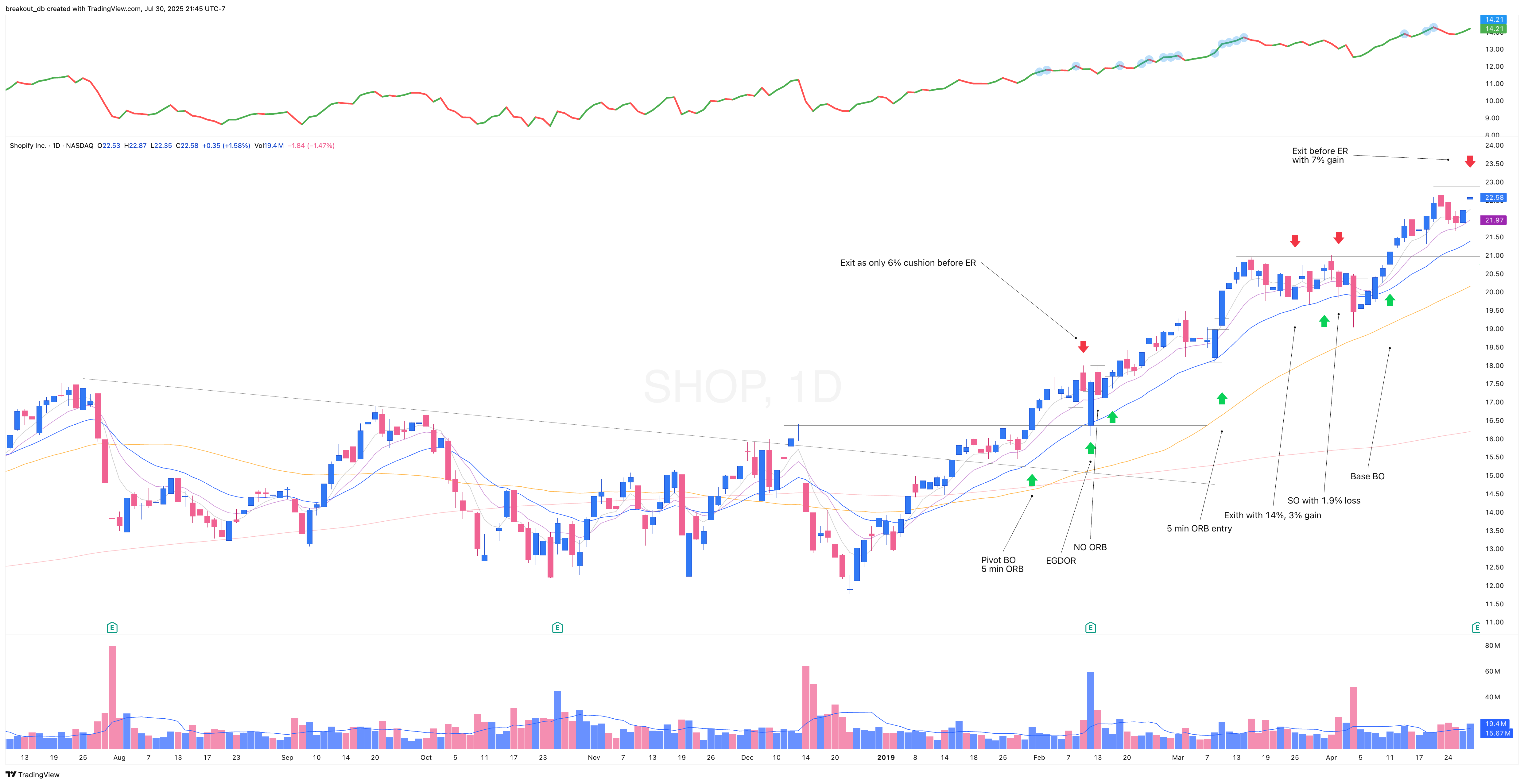 SHOP 2019 Model Book daily chart
